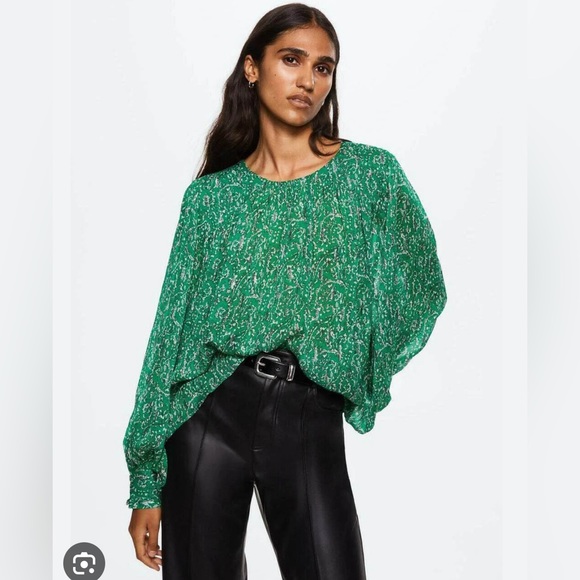 MANGO BLOUSE - Picture 1 of 10